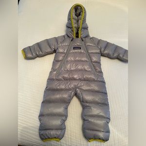 Patagonia Down infant one-piece.